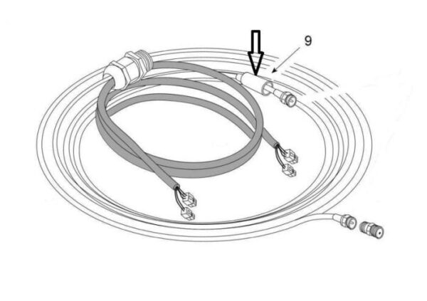 Teleco 03459 spare part Connector Afscherming