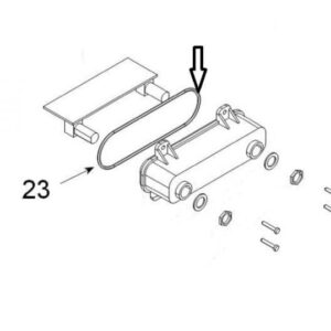 Teleco 11190 spare part afdichtings o-ring 75x2