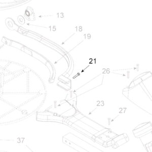 teleco 03682 spare part schroef m5x40 1 1