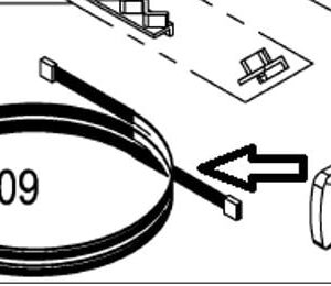 Telair 30117 spare part Verbindingskabel afstandsbediening