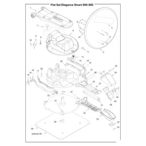 teleco 11195 spare part lnb support rubber exploded view 1.jpg